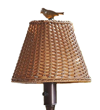 Plow & Hearth Outdoor Lamps & Lighting Outdoor Living Waterproof Outdoor Wicker Lamp