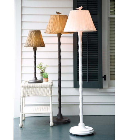 Plow & Hearth Outdoor Lamps & Lighting Outdoor Living Waterproof Outdoor Wicker Lamp