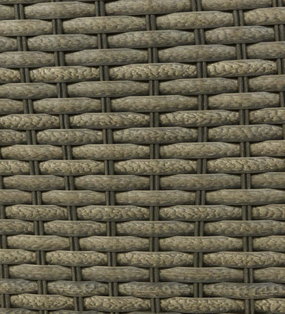 Plow & Hearth Outdoor Wicker Outdoor Living Compact Modular Wicker Seating Set With Multiple Configurations - Antique Brown