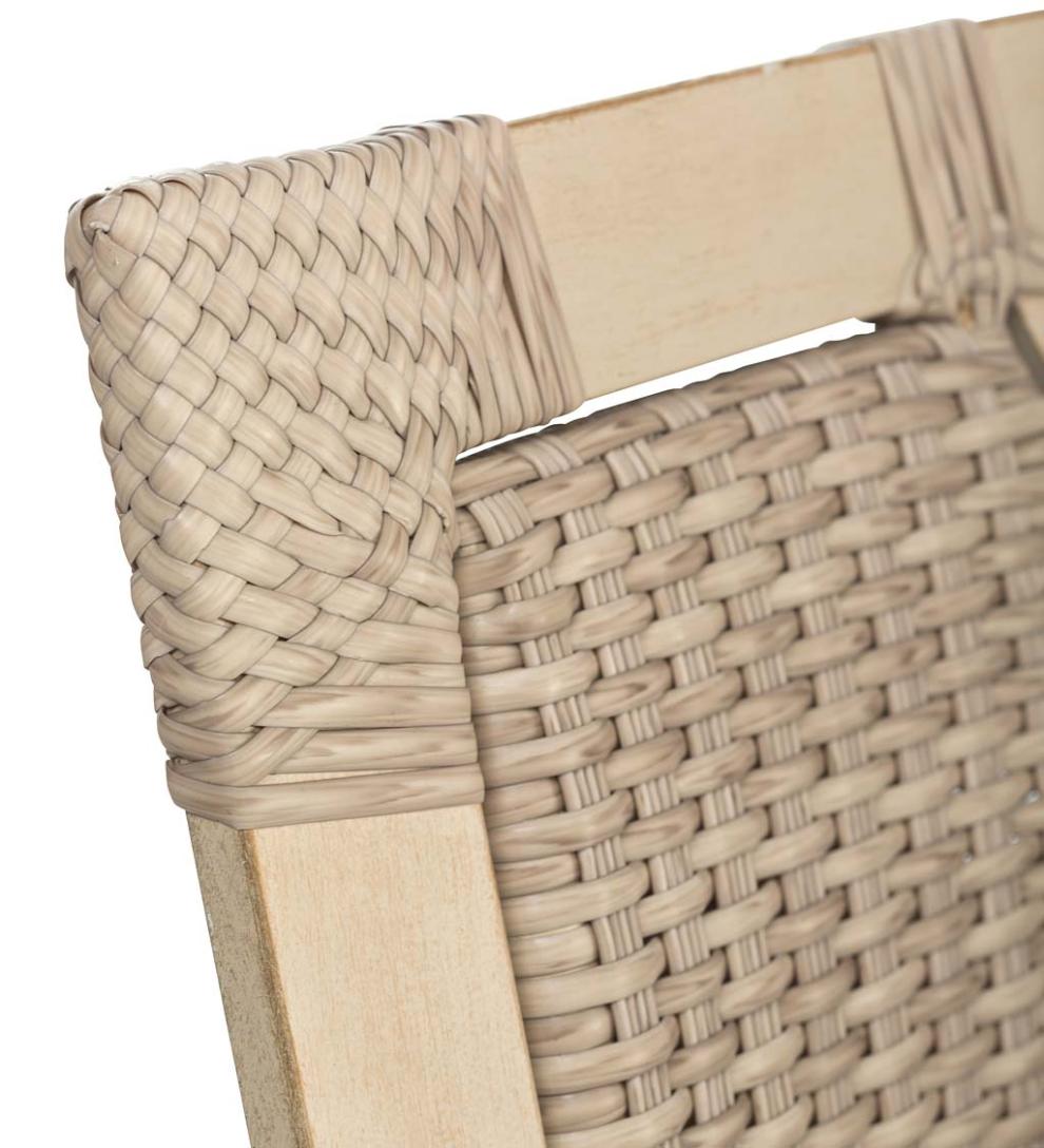 Plow & Hearth Outdoor Wicker Outdoor Living Urbanna Premium Wicker Collection In Driftwood With Luxury Cushions
