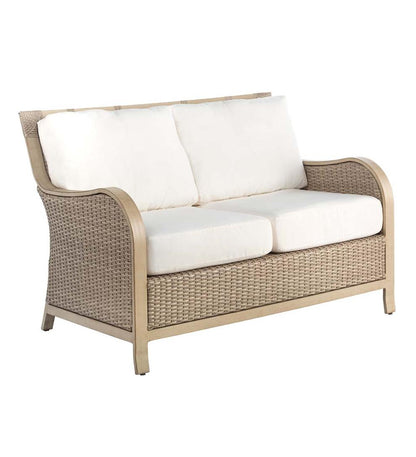 Plow & Hearth Outdoor Wicker Outdoor Living Urbanna Premium Wicker Collection In Driftwood With Luxury Cushions