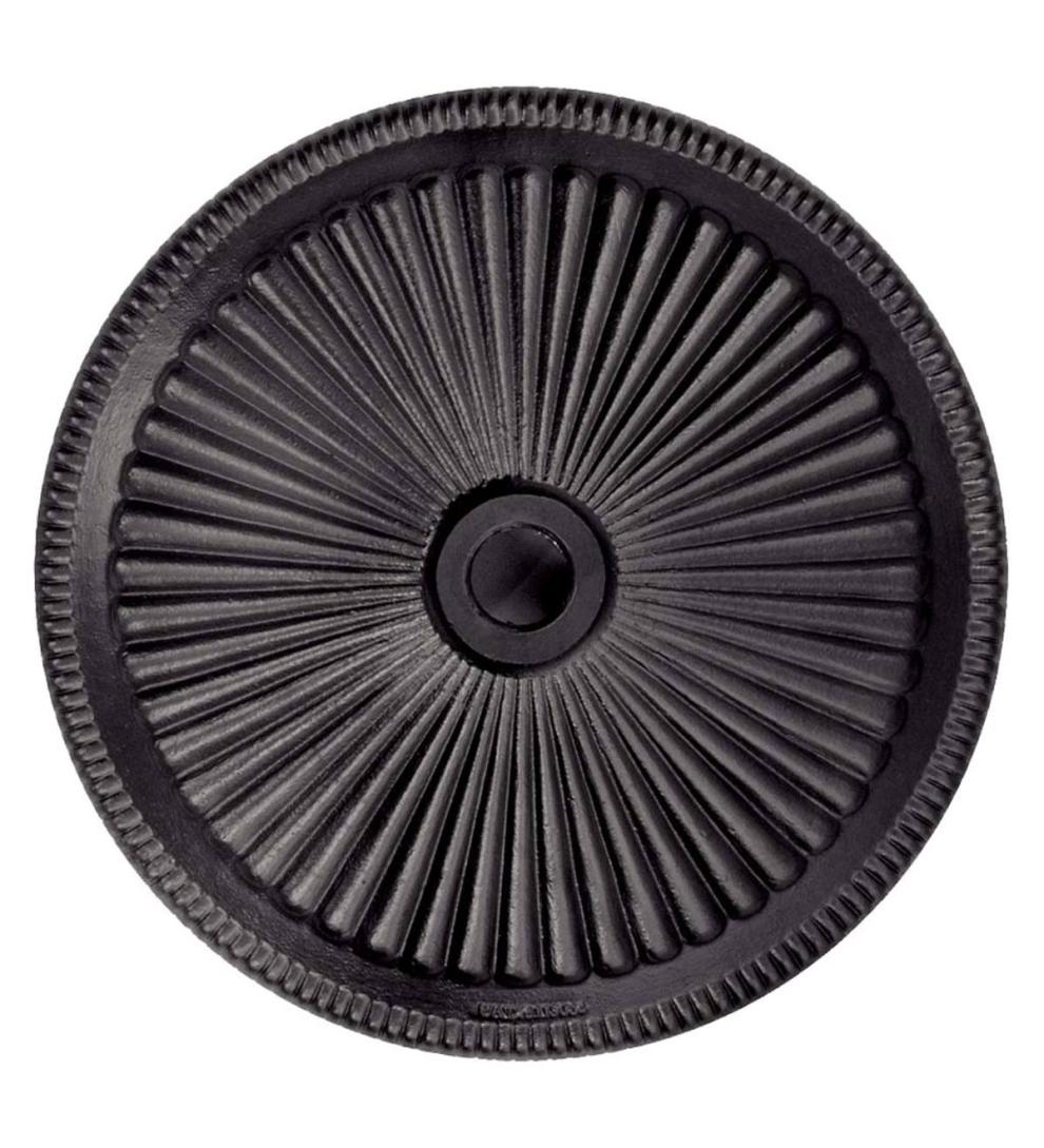 Plow & Hearth Shades & Umbrellas Outdoor Living Umbrella Base Stand, Cast Iron 50 Lbs.