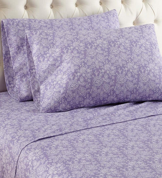 Plow & Hearth Sheets Indoor Living Enchantment Micro Flannel Sheet Set
