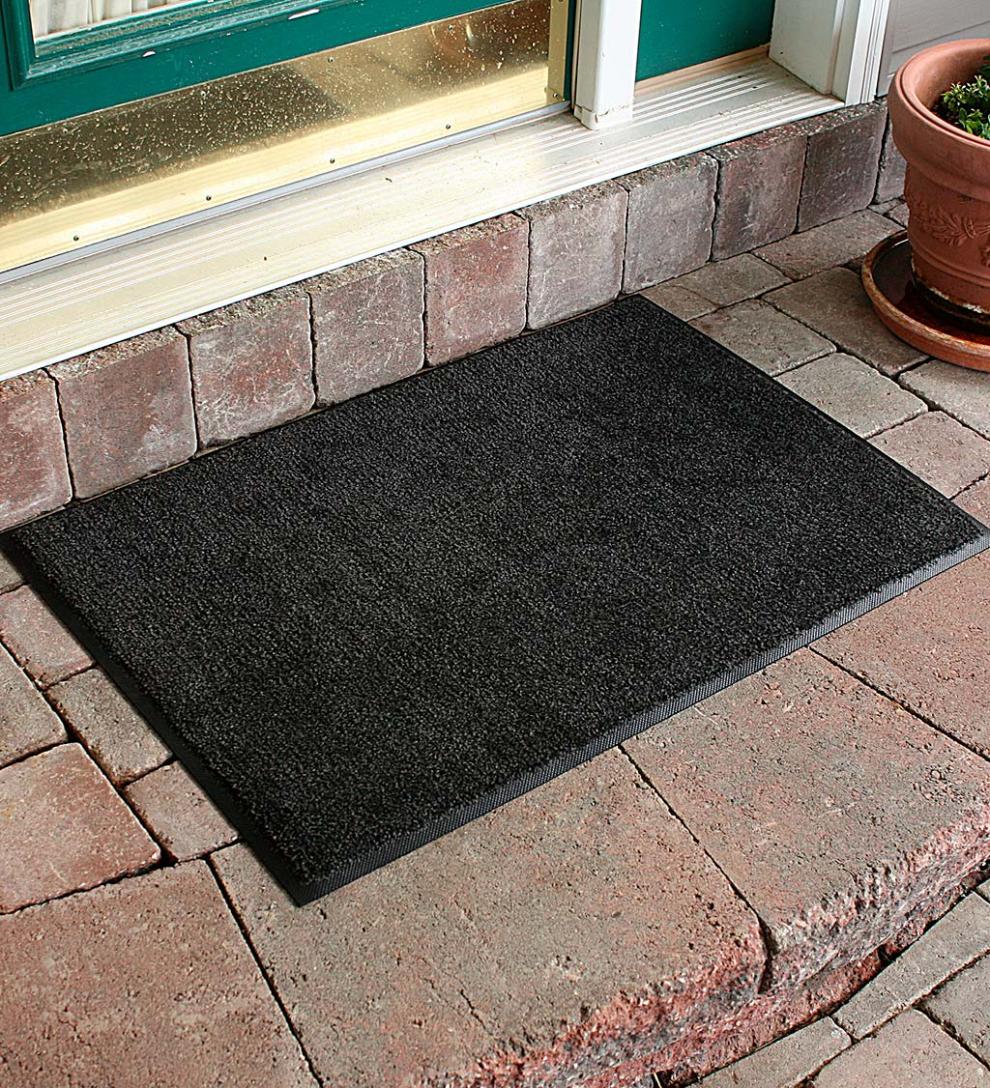 Plow & Hearth Small Accent Rugs Indoor Living Dirt Stopper Supreme Door Mat