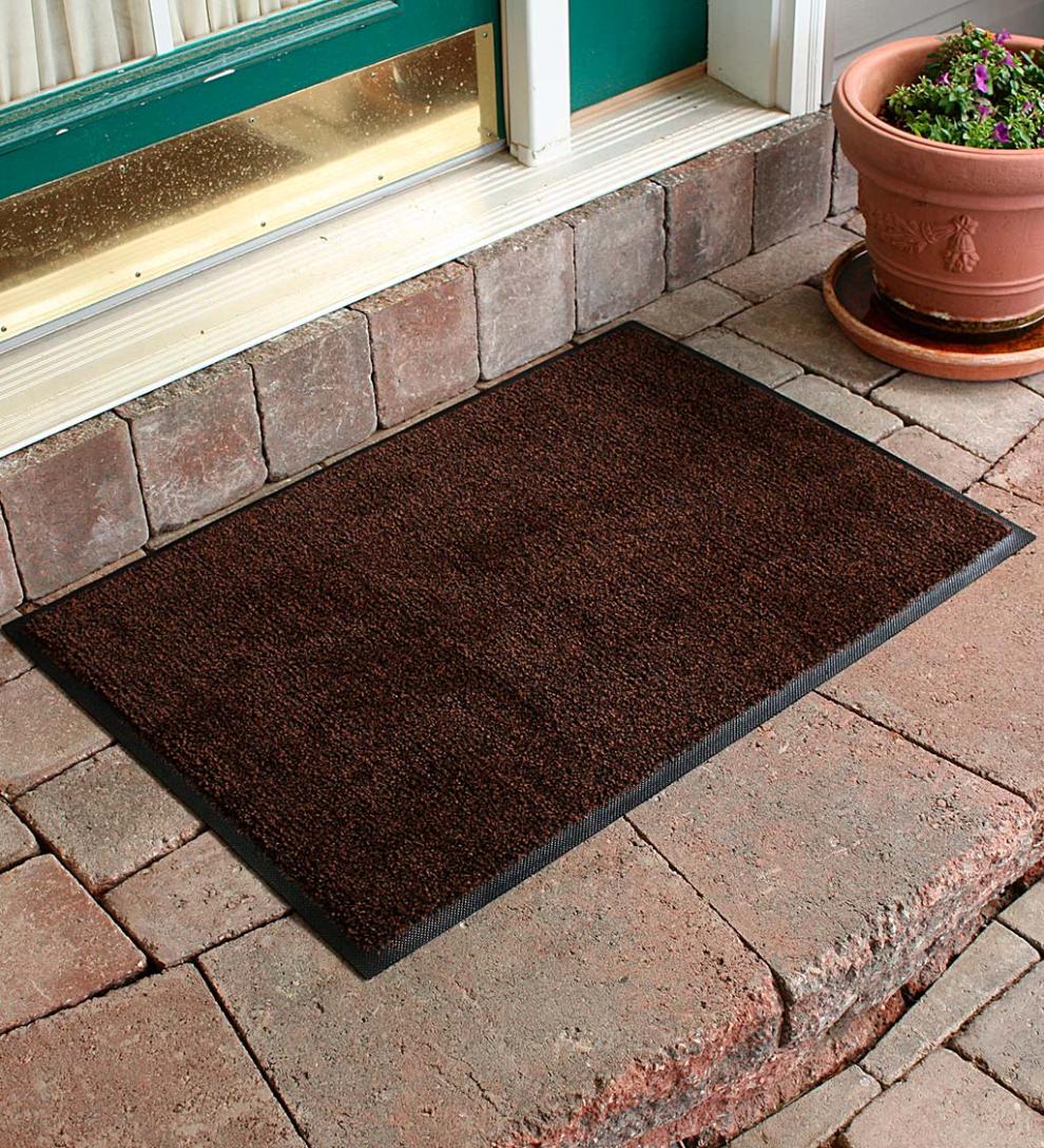 Plow & Hearth Small Accent Rugs Indoor Living Dirt Stopper Supreme Door Mat