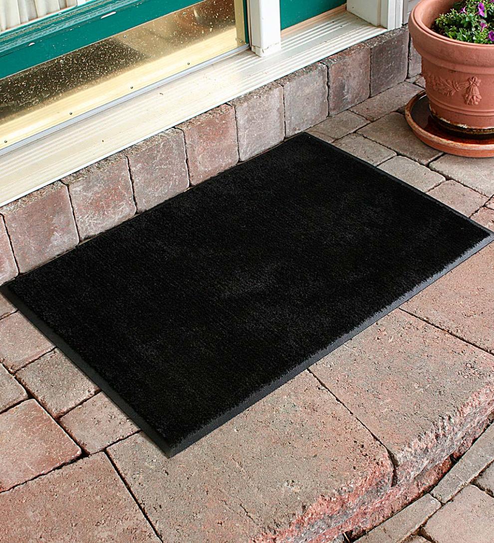 Plow & Hearth Small Accent Rugs Indoor Living Dirt Stopper Supreme Door Mat