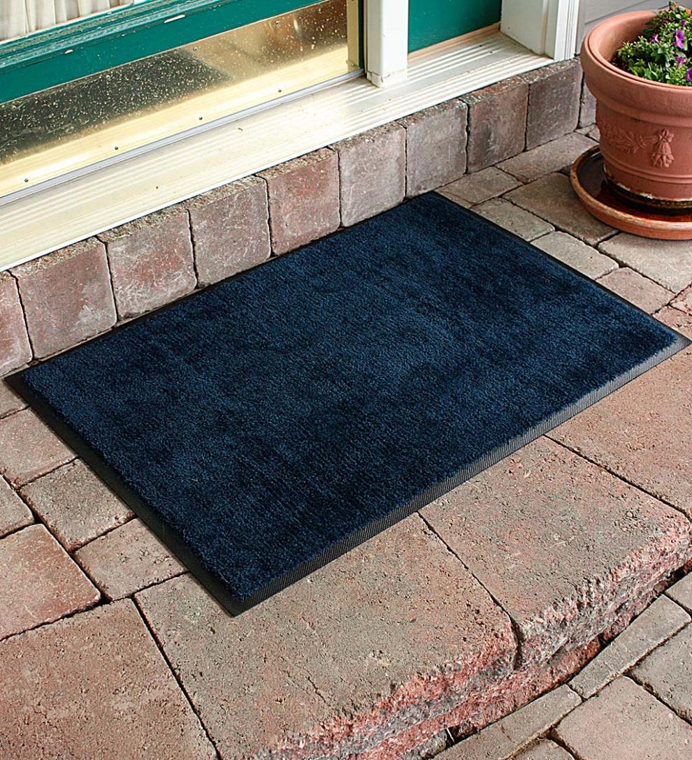 Plow & Hearth Small Accent Rugs Indoor Living Dirt Stopper Supreme Door Mat
