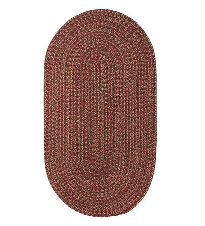 Plow & Hearth Small Accent Rugs Indoor Living Indoor/Outdoor Oval Pine Creek Braided Polypropylene Rug