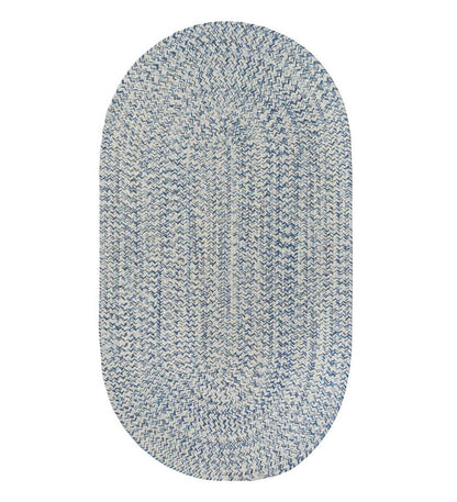 Plow & Hearth Small Accent Rugs Indoor Living Indoor/Outdoor Oval Pine Creek Braided Polypropylene Rug