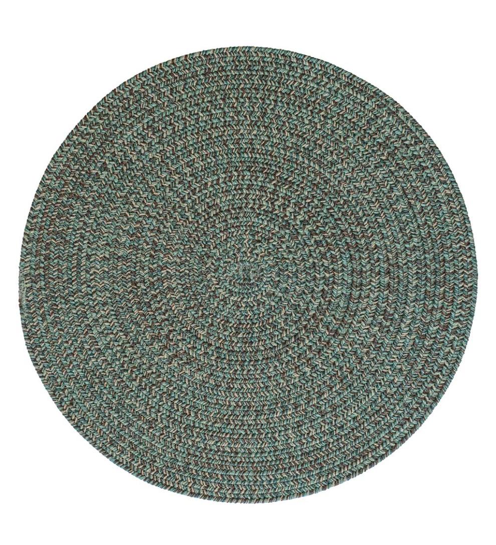 Plow & Hearth Small Accent Rugs Indoor Living Indoor/Outdoor Oval Pine Creek Braided Polypropylene Rug