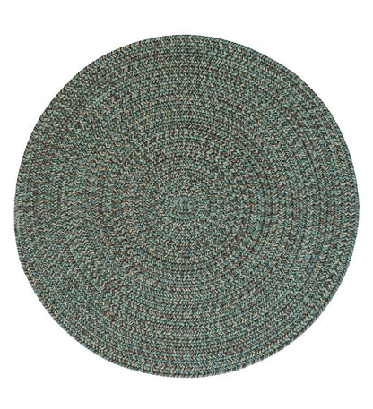 Plow & Hearth Small Accent Rugs Indoor Living Indoor/Outdoor Oval Pine Creek Braided Polypropylene Rug