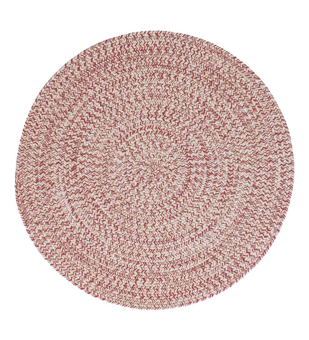 Plow & Hearth Small Accent Rugs Indoor Living Indoor/Outdoor Oval Pine Creek Braided Polypropylene Rug