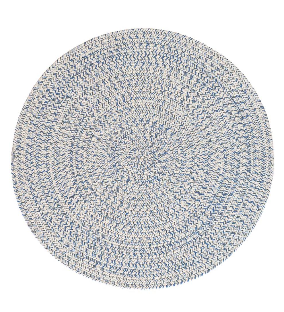 Plow & Hearth Small Accent Rugs Indoor Living Indoor/Outdoor Oval Pine Creek Braided Polypropylene Rug
