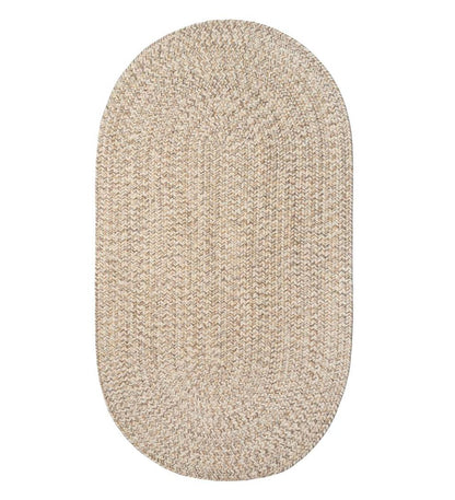 Plow & Hearth Small Accent Rugs Indoor Living Indoor/Outdoor Oval Pine Creek Braided Polypropylene Rug