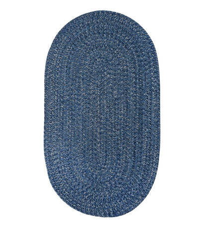 Plow & Hearth Small Accent Rugs Indoor Living Indoor/Outdoor Oval Pine Creek Braided Polypropylene Rug