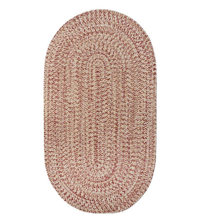 Plow & Hearth Small Accent Rugs Indoor Living Indoor/Outdoor Oval Pine Creek Braided Polypropylene Rug