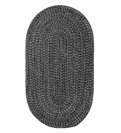 Plow & Hearth Small Accent Rugs Indoor Living Indoor/Outdoor Oval Pine Creek Braided Polypropylene Rug