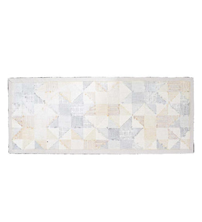 Plow & Hearth Small Accent Rugs Indoor Living Indoor/Outdoor Springtime Quilt Polypropylene Rug Runner