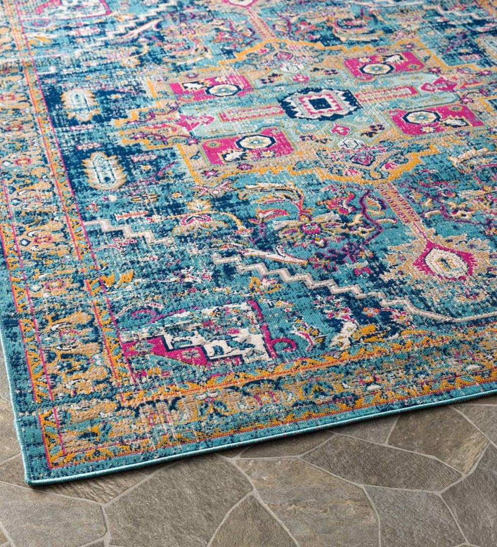 Plow & Hearth Small Accent Rugs Indoor Living Oakland Indoor/Outdoor Polypropylene Rug