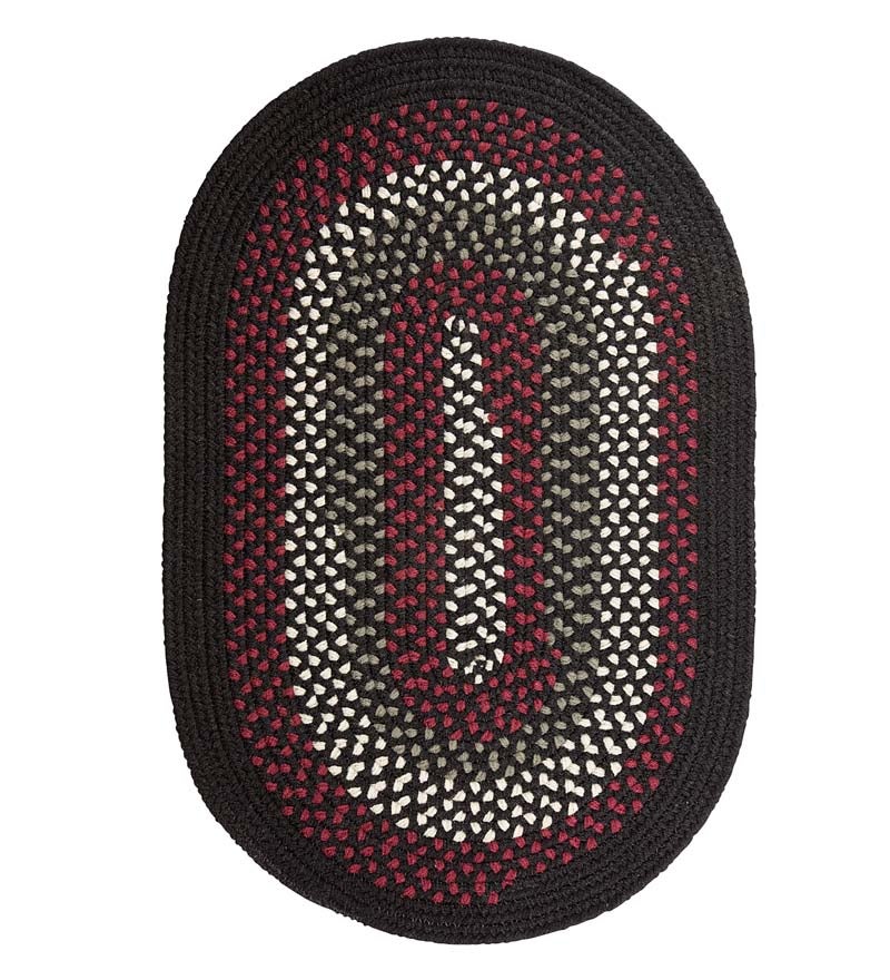 Plow & Hearth Stair Treads & Rug Pads Indoor Living Country Classic Braided Polypropylene Rugs