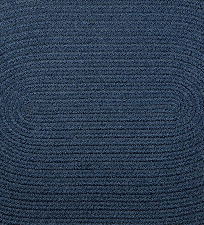 Plow & Hearth Stair Treads & Rug Pads Indoor Living Indoor/Outdoor Braided Polypro Roanoke Stair Tread - Black Multi