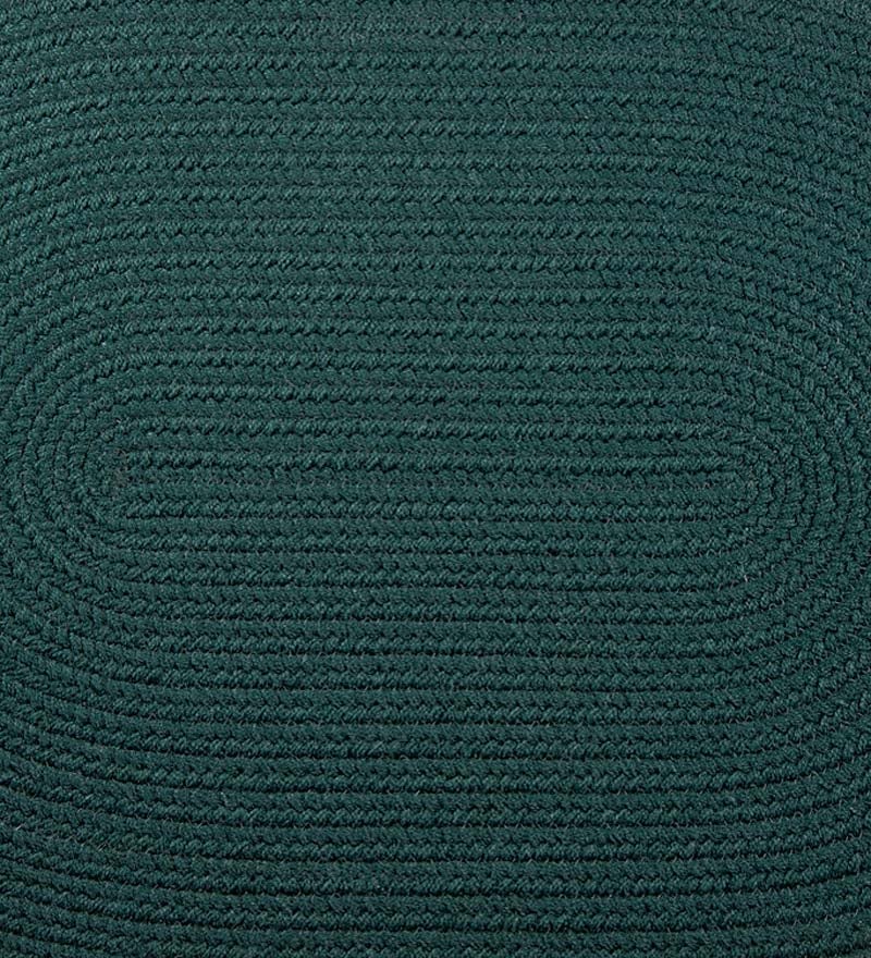 Plow & Hearth Stair Treads & Rug Pads Indoor Living Indoor/Outdoor Braided Polypro Roanoke Stair Tread - Black Multi