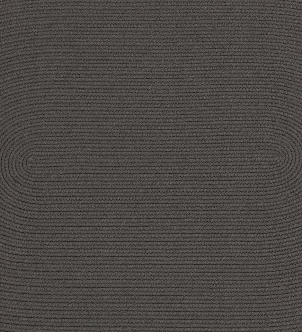 Plow & Hearth Stair Treads & Rug Pads Indoor Living Indoor/Outdoor Braided Polypro Roanoke Stair Tread - Black Multi