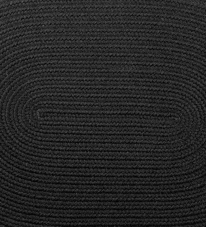 Plow & Hearth Stair Treads & Rug Pads Indoor Living Indoor/Outdoor Braided Polypro Roanoke Stair Tread - Black Multi