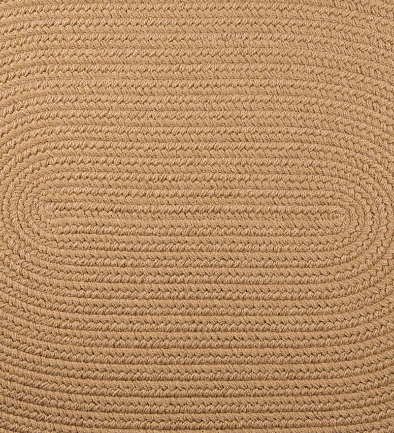 Plow & Hearth Stair Treads & Rug Pads Indoor Living Indoor/Outdoor Braided Polypro Roanoke Stair Tread - Black Multi