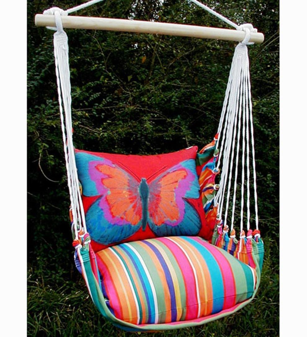 Plow & Hearth Swings & Hammocks Outdoor Living Butterfly Hammock Swing