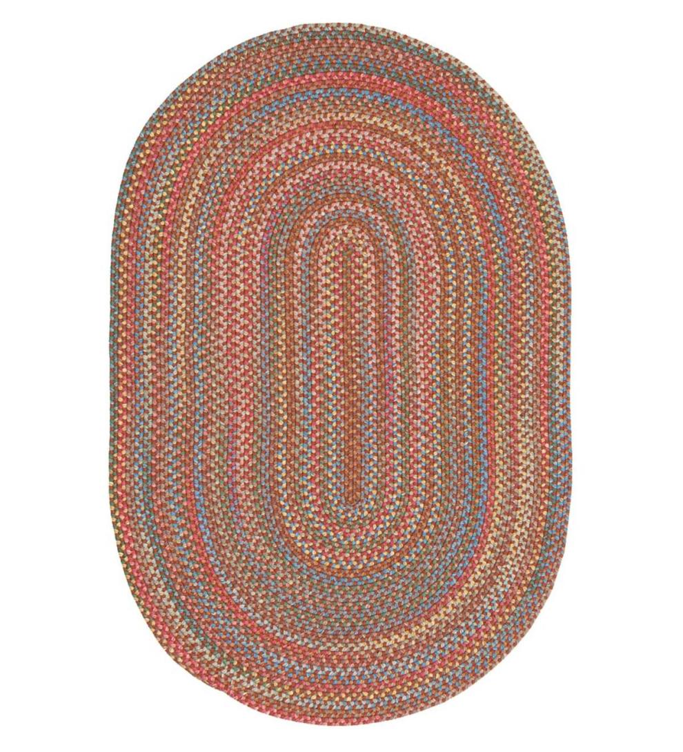 Plow & Hearth Synthetic Rugs Indoor Living Afton Mountain Indoor/Outdoor Polypropylene Braided Rugs