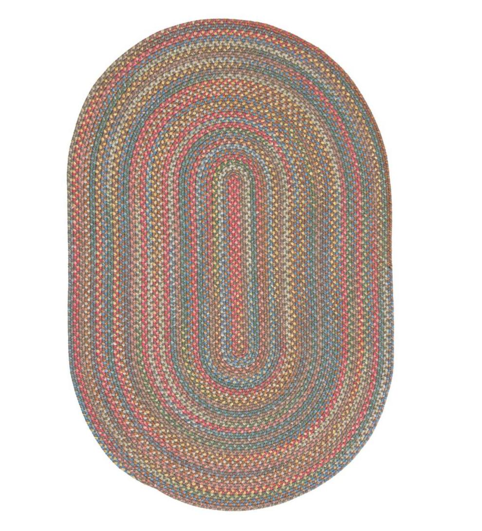 Plow & Hearth Synthetic Rugs Indoor Living Afton Mountain Indoor/Outdoor Polypropylene Braided Rugs
