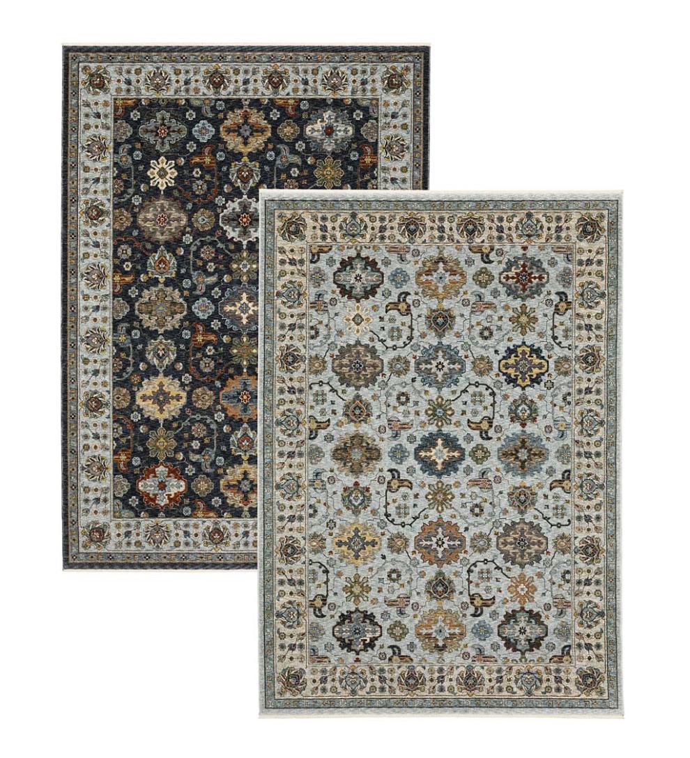 Plow & Hearth Synthetic Rugs Indoor Living Alexandria Traditional Polyester Rug