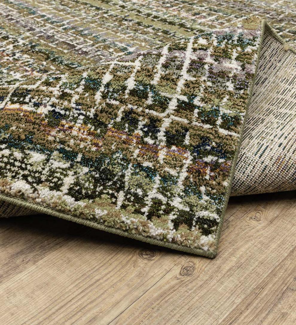 Plow & Hearth Synthetic Rugs Indoor Living Ashland Colorcast Synthetic Blend Indoor Rug