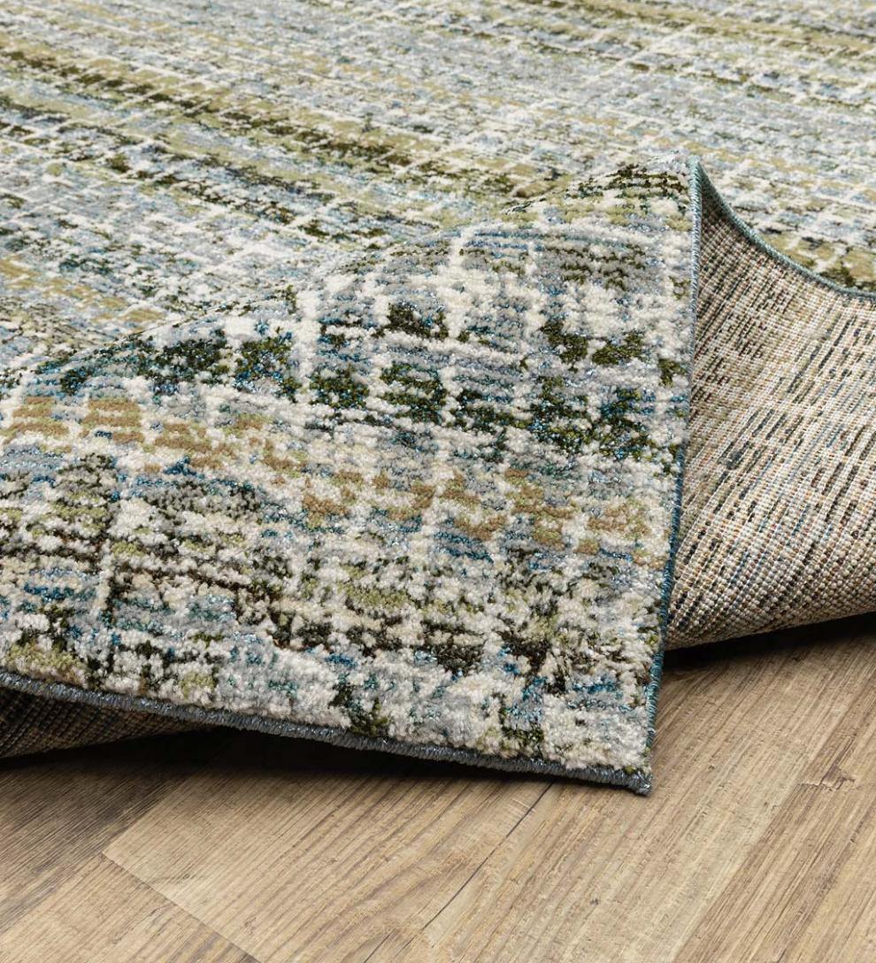Plow & Hearth Synthetic Rugs Indoor Living Ashland Colorcast Synthetic Blend Indoor Rug