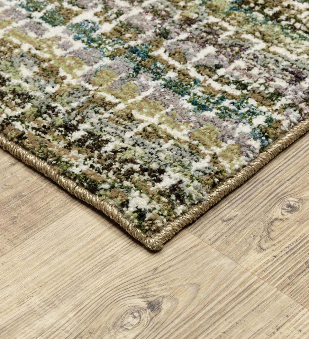 Plow & Hearth Synthetic Rugs Indoor Living Ashland Colorcast Synthetic Blend Indoor Rug