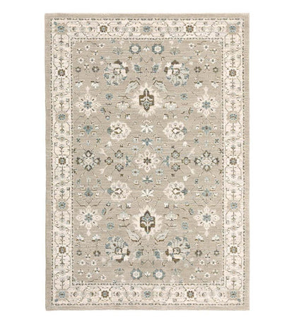 Plow & Hearth Synthetic Rugs Indoor Living Ashland Daybreak Synthetic Blend Indoor Border Rug