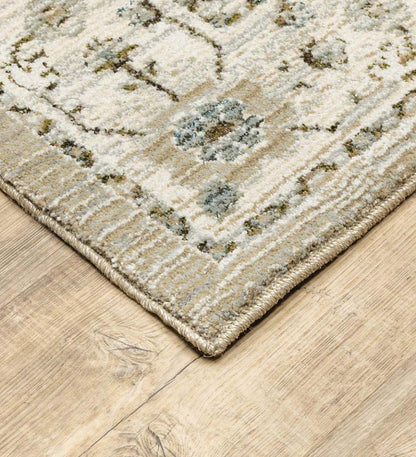 Plow & Hearth Synthetic Rugs Indoor Living Ashland Daybreak Synthetic Blend Indoor Border Rug
