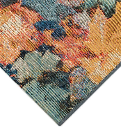 Plow & Hearth Synthetic Rugs Indoor Living Autumn Leaves 100% Polypropylene Indoor/Outdoor Rug