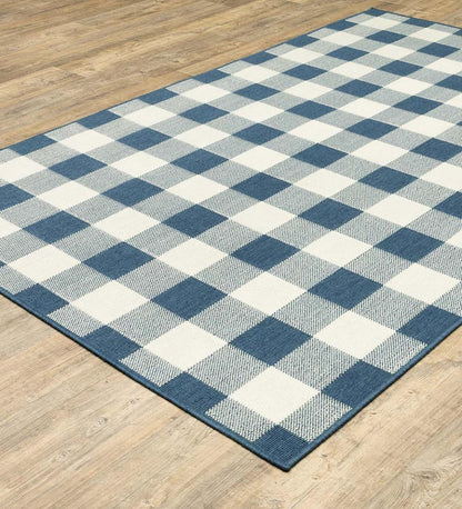 Plow & Hearth Synthetic Rugs Indoor Living Buffalo Plaid Indoor And Outdoor Polypropylene Rug