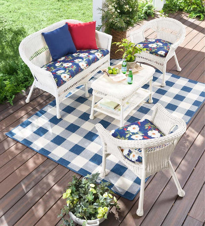 Plow & Hearth Synthetic Rugs Indoor Living Buffalo Plaid Indoor And Outdoor Polypropylene Rug