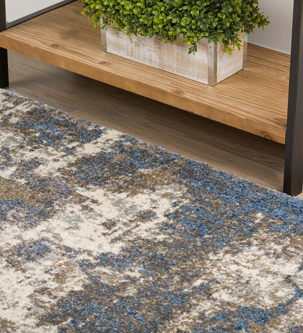 Plow & Hearth Synthetic Rugs Indoor Living Cedar Run Easy Care Polypropylene Rug