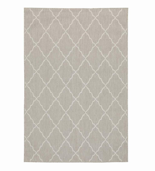 Plow & Hearth Synthetic Rugs Indoor Living Hamilton Latticework Indoor/Outdoor Rug