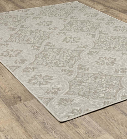 Plow & Hearth Synthetic Rugs Indoor Living Hamilton Vintage Indoor/Outdoor Rug