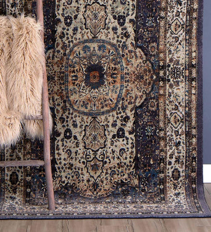 Plow & Hearth Synthetic Rugs Indoor Living Heirloom Shiraz Easy Care Smartstrand Rug