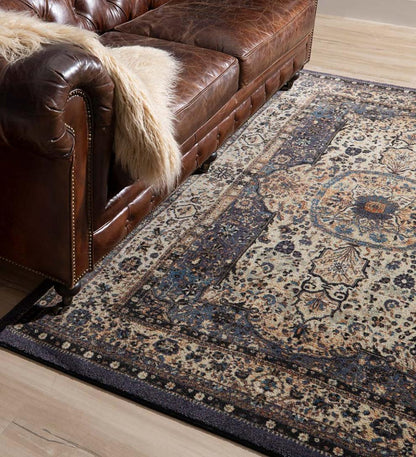 Plow & Hearth Synthetic Rugs Indoor Living Heirloom Shiraz Easy Care Smartstrand Rug