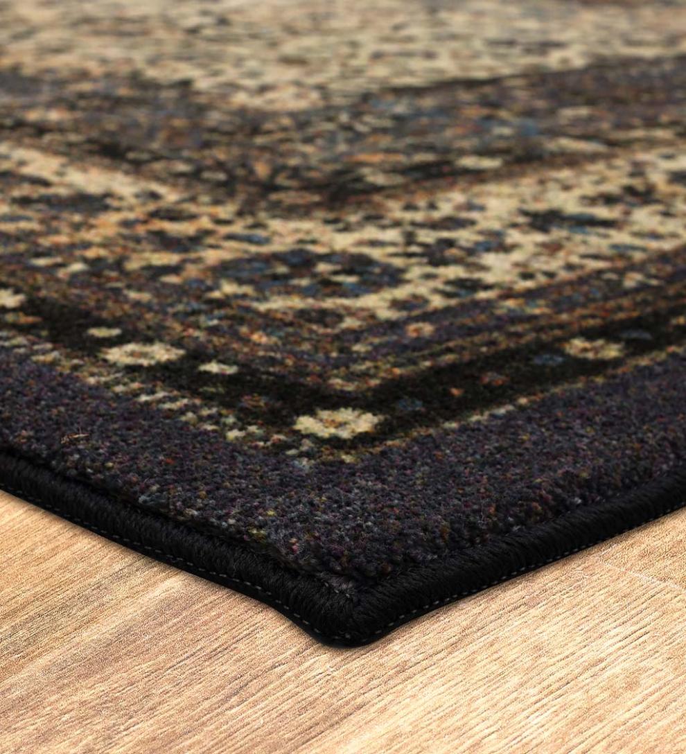 Plow & Hearth Synthetic Rugs Indoor Living Heirloom Shiraz Easy Care Smartstrand Rug