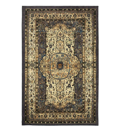 Plow & Hearth Synthetic Rugs Indoor Living Heirloom Shiraz Easy Care Smartstrand Rug