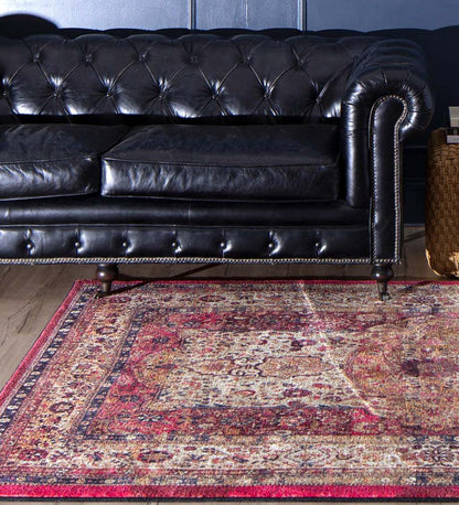 Plow & Hearth Synthetic Rugs Indoor Living Heirloom Shiraz Easy Care Smartstrand Rug