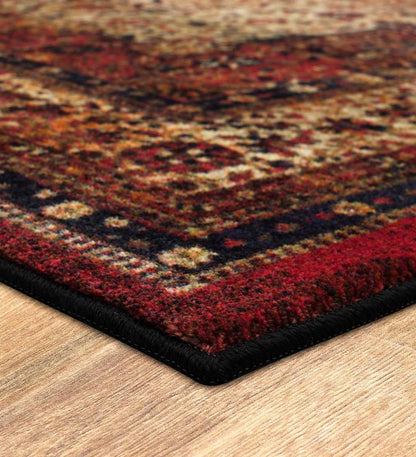 Plow & Hearth Synthetic Rugs Indoor Living Heirloom Shiraz Easy Care Smartstrand Rug